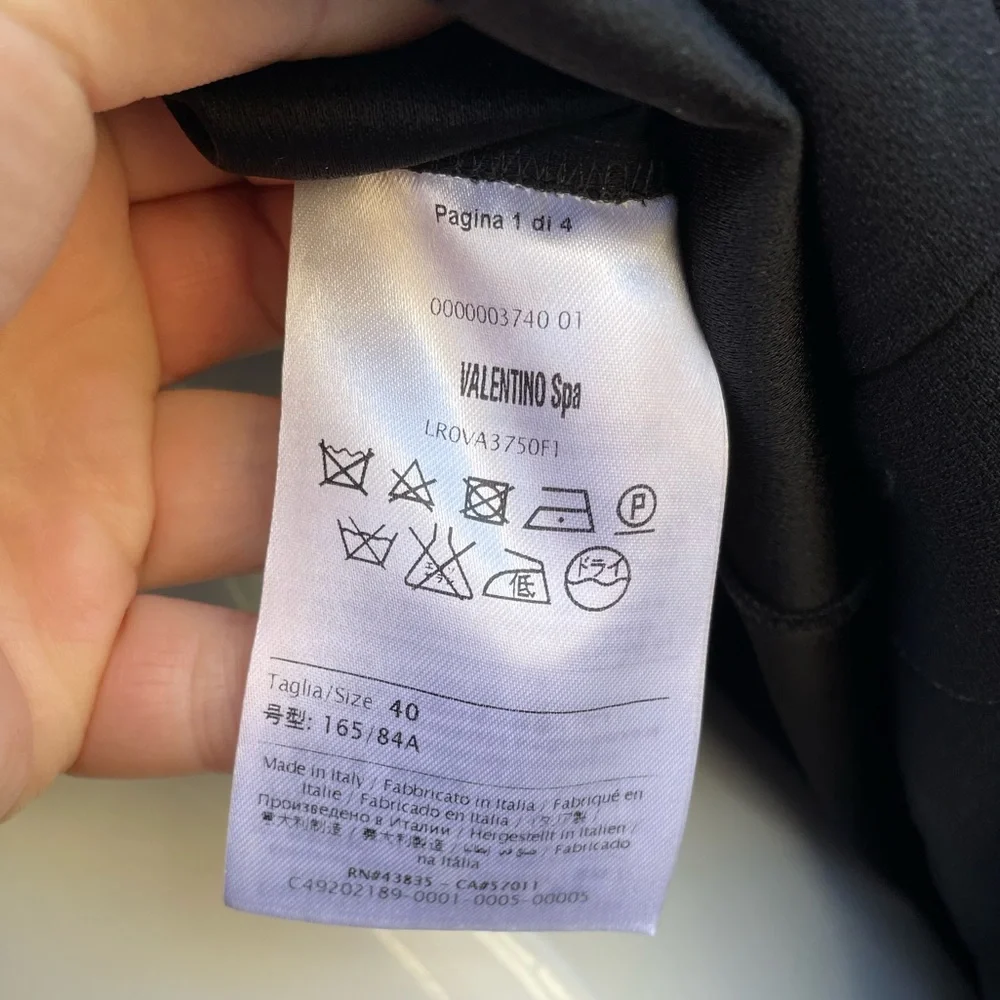 Valentino scalloped detail dress, size 8 - Picture 4 of 8